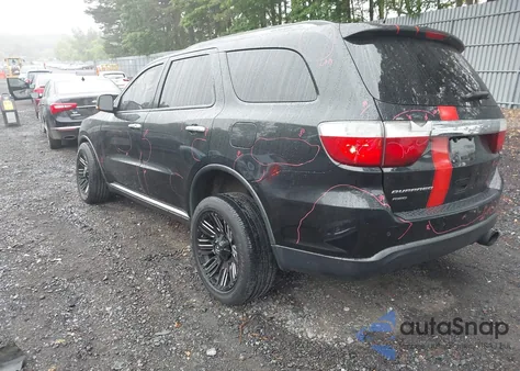 2013 Dodge Durango Crew z USA, uszkodzony, nr VIN 1C4RDJDG8DC675527